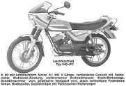 Zndapp-Schaltplan Typ 540-011 K 80 Fahrtwind